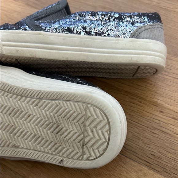 CrewCuts Silver Kids Slip-On Shoes - Picture 6 of 8